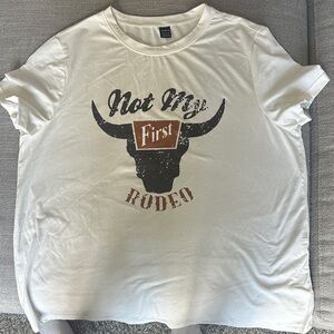 SHEIN White Graphic Tee